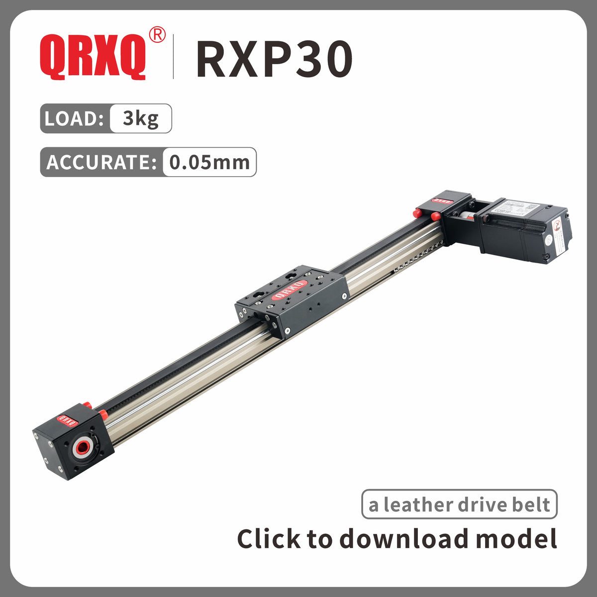 RXP30-Qrxq precision electric linear synchronous belt slide rail – QRXQ ...