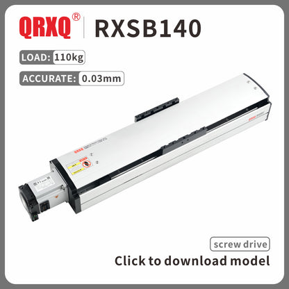 RXSB140 guía lineal husillo de bolas semicerrado módulo lineal de precisión carga 100kg 