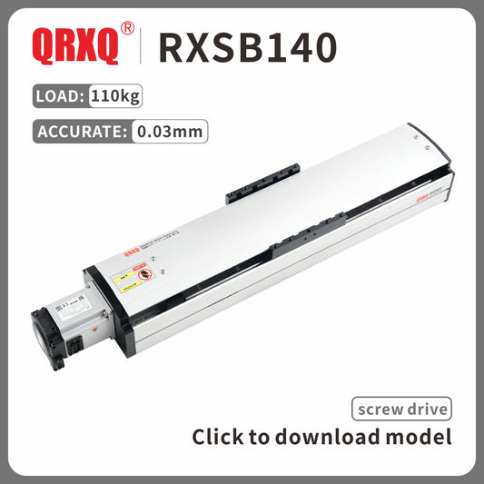 RXSB140 guía lineal husillo de bolas semicerrado módulo lineal de precisión carga 100kg 
