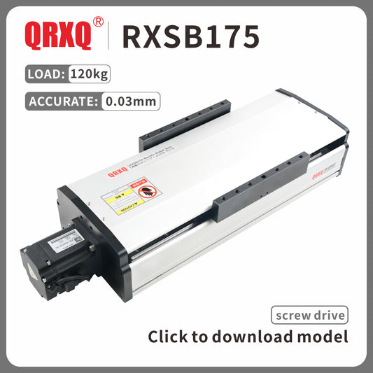 RXSB175 guía lineal husillo de bolas semicerrado módulo lineal de precisión carga 150kg 